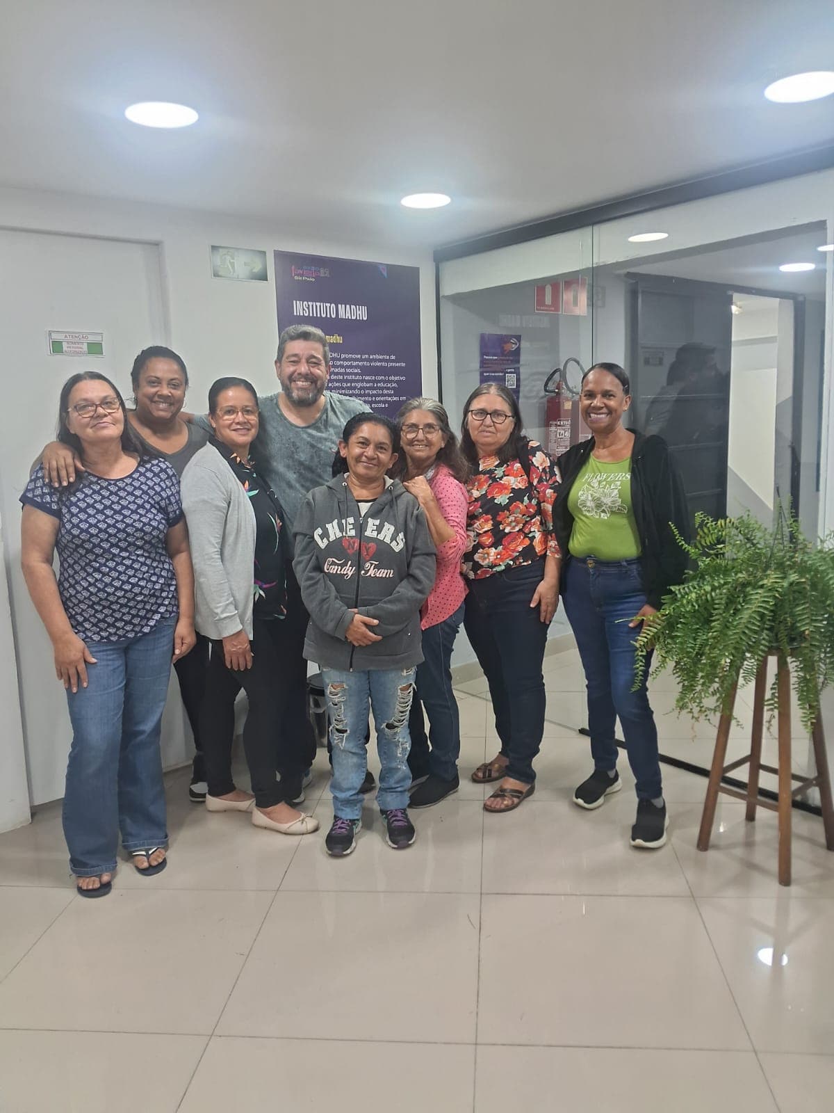 Encontro de alfabetização para adultos no Instituto Madhu — registro 1