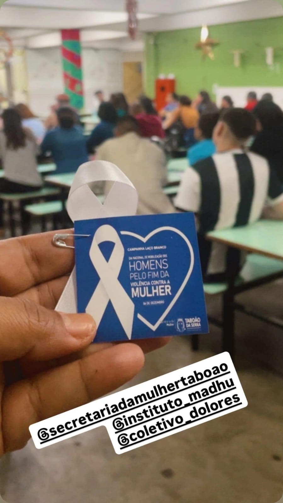 Campanha de ativismo e prevenção à violência contra a mulher — registro 2