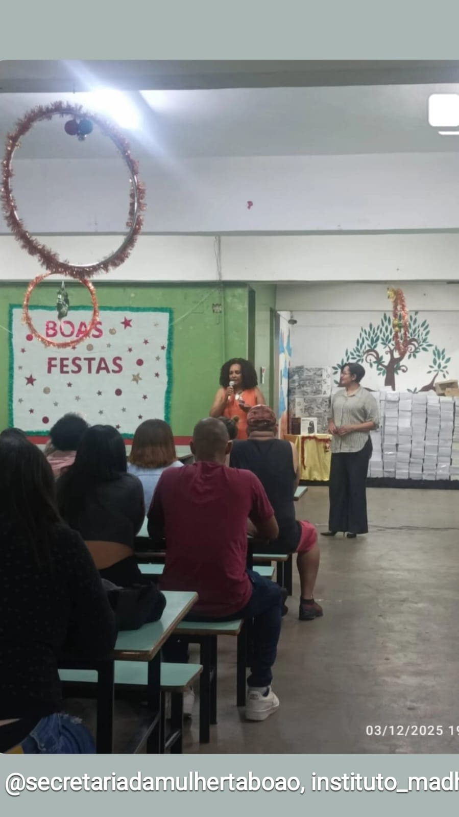 Campanha de ativismo e prevenção à violência contra a mulher — registro 3