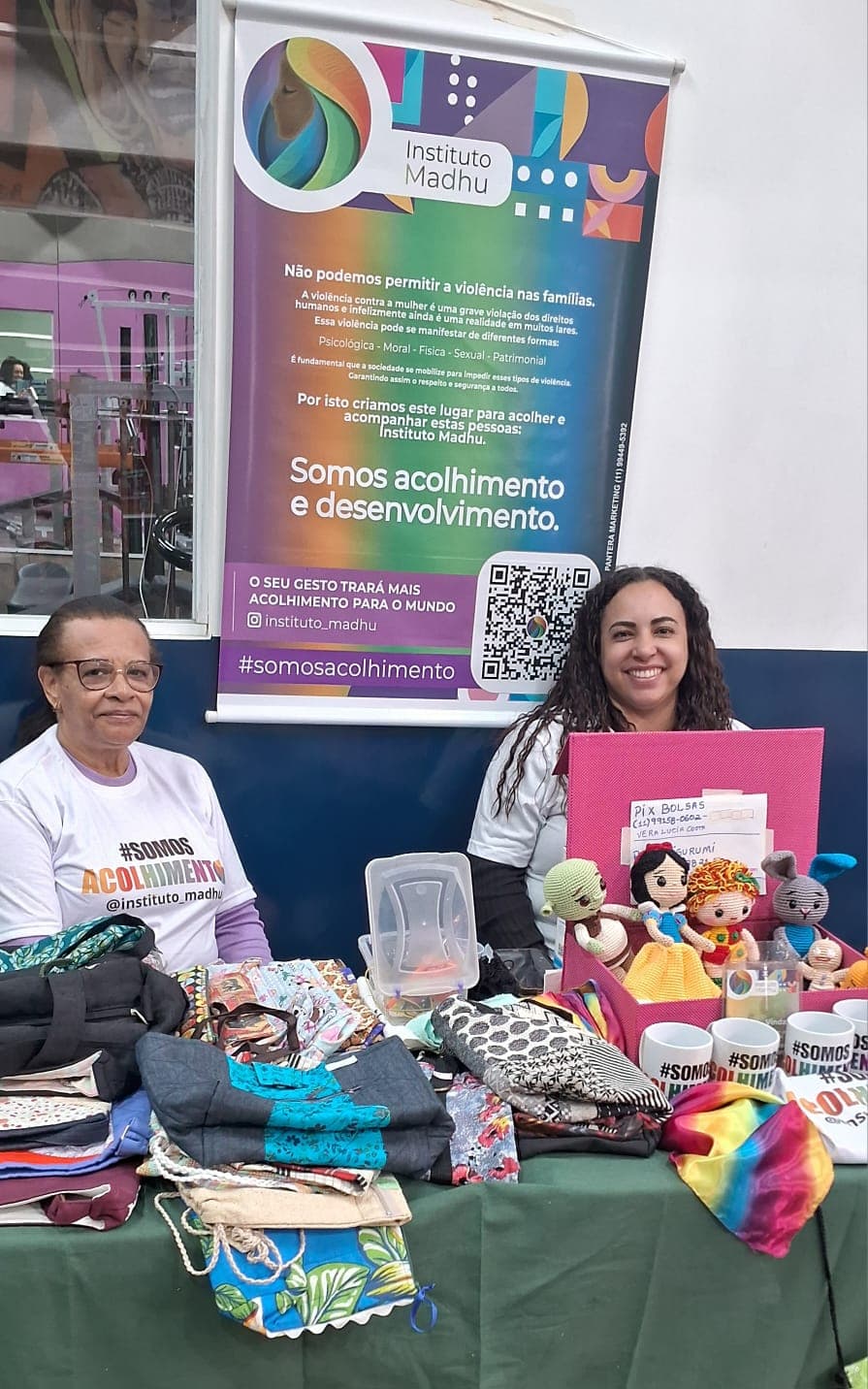 Participação do Instituto Madhu em feira de empreendedorismo feminino — registro 2