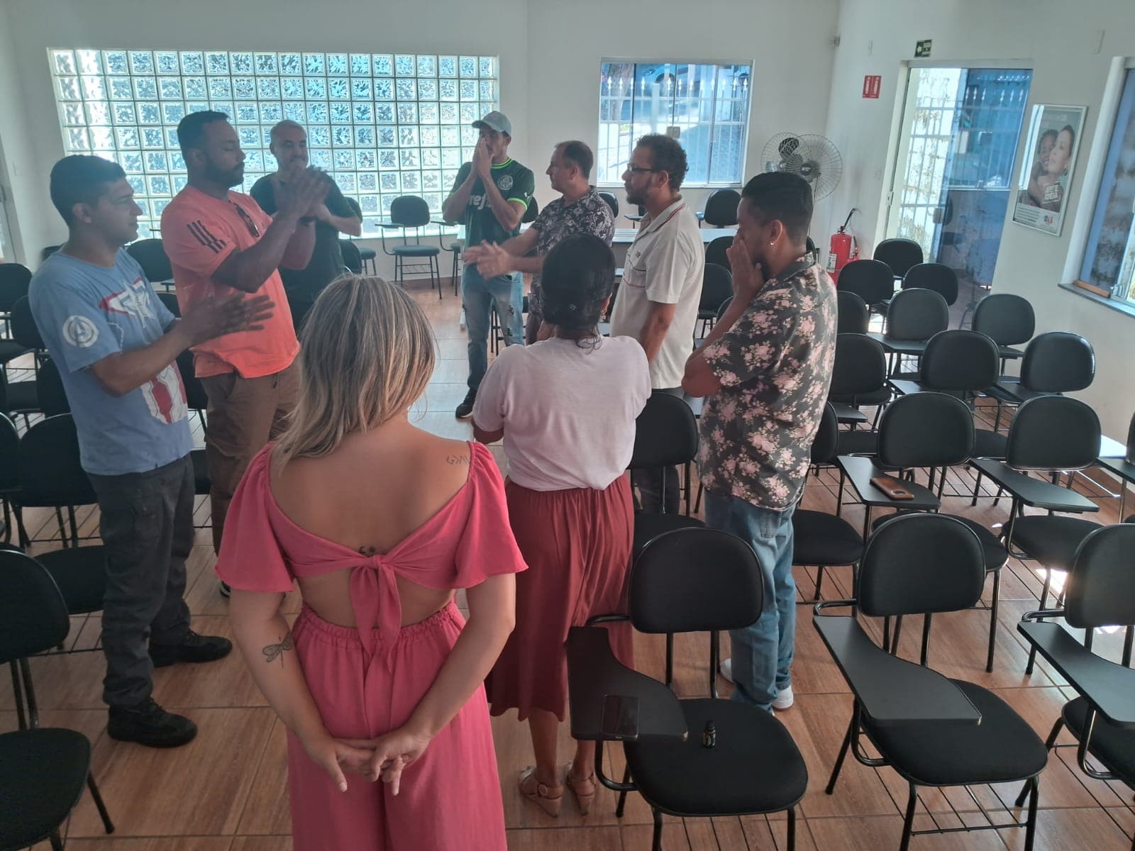 Encontro do Projeto Cactos para ressocialização de autores de violência — registro 5