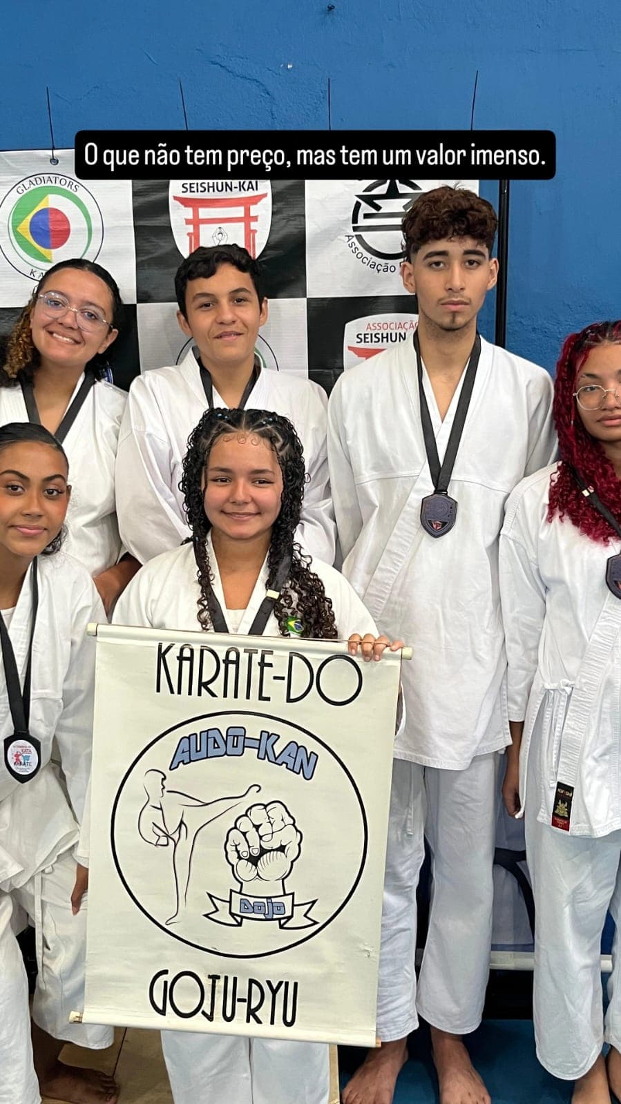 Crianças e participantes das atividades de karatê do Instituto Madhu — registro 4